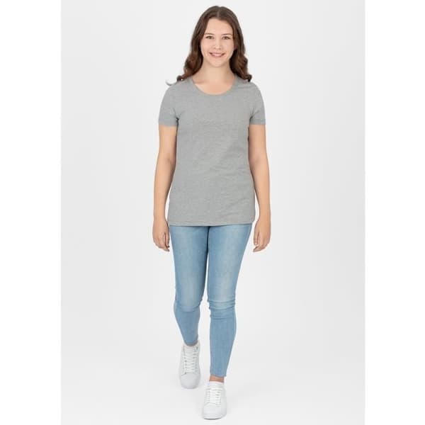 Jako Organic Stretch dam t-shirt - grå - 44