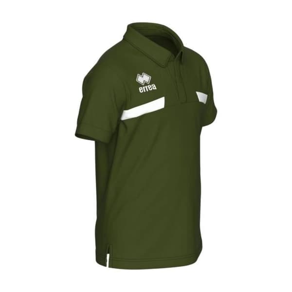 Polo - Errea - Melvin - Militärgrön/vit - Korta ärmar - Multisport