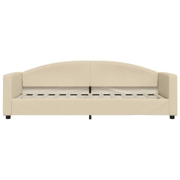 vidaXL Sängsoffa kräm 80x200 cm tyg 354110