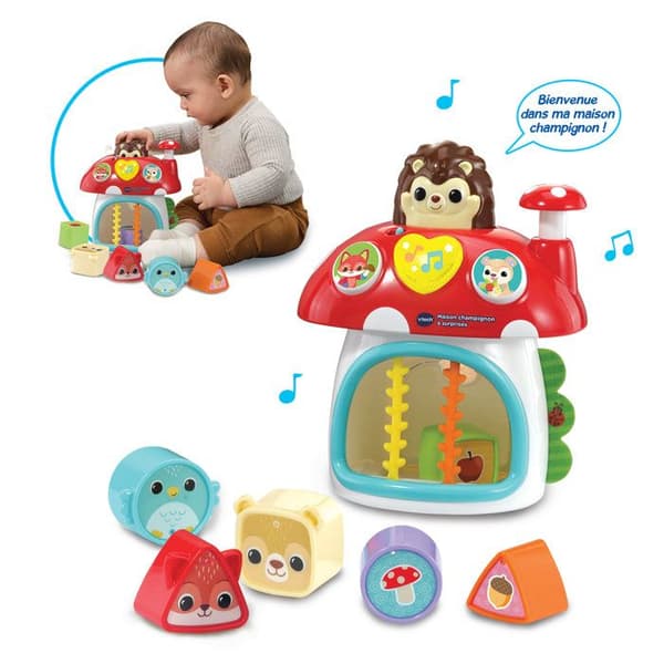 VTECH BABY - ÖVERASKNINGSSVAMPHUS - Flerfärgad