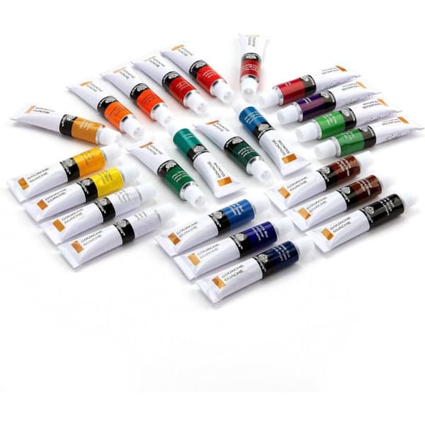 Royal & Langnickel Gouache - Assortiment 24 tuber x 12 ml