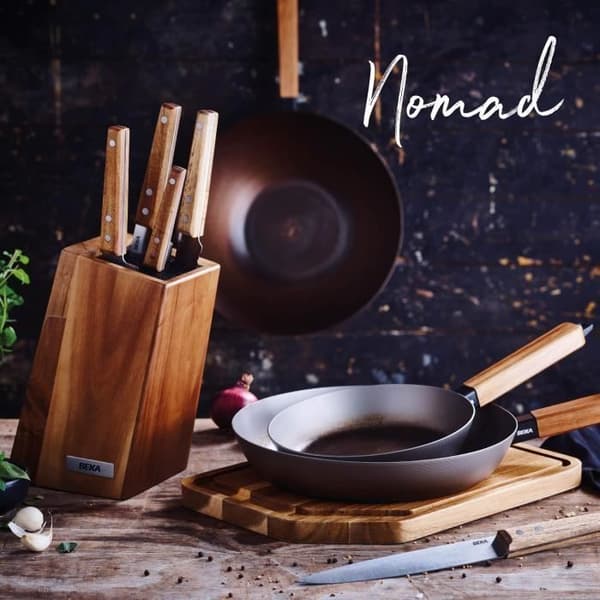 BEKA Nomad wokpanna i kolstål - 24cm