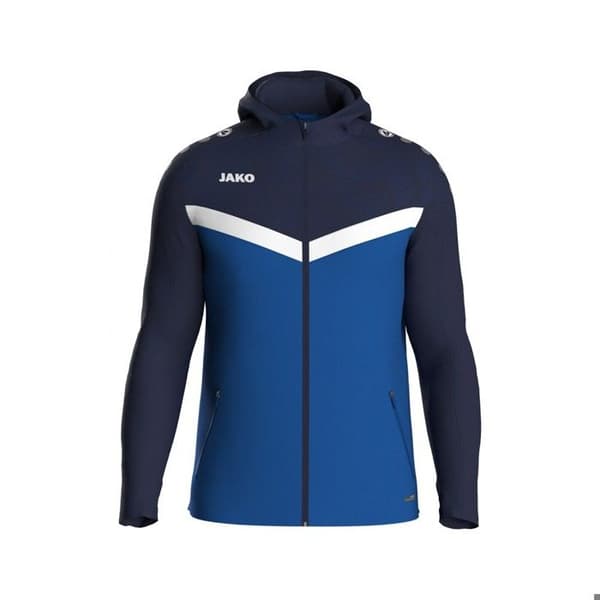 Jako Iconic dam hoodie med full zip