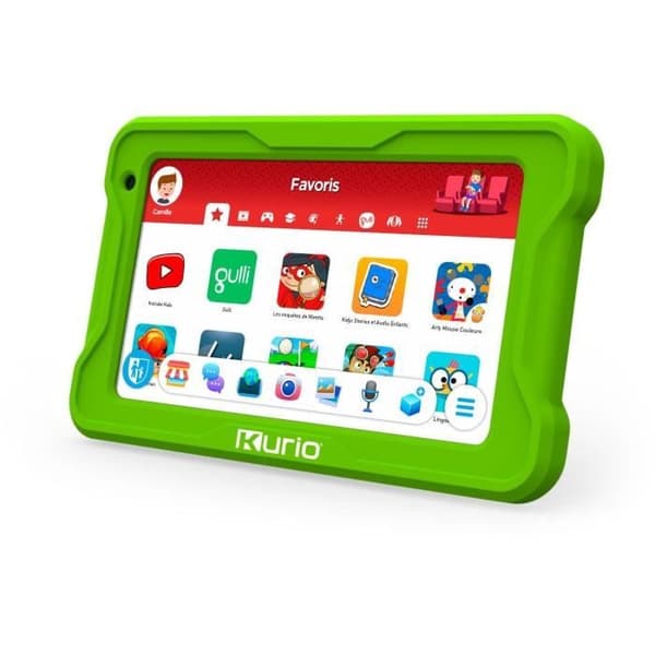 Surfplatta - Kurio - Gulli 7 tum - Android 13 - Föräldrakontroll - 100+ appar