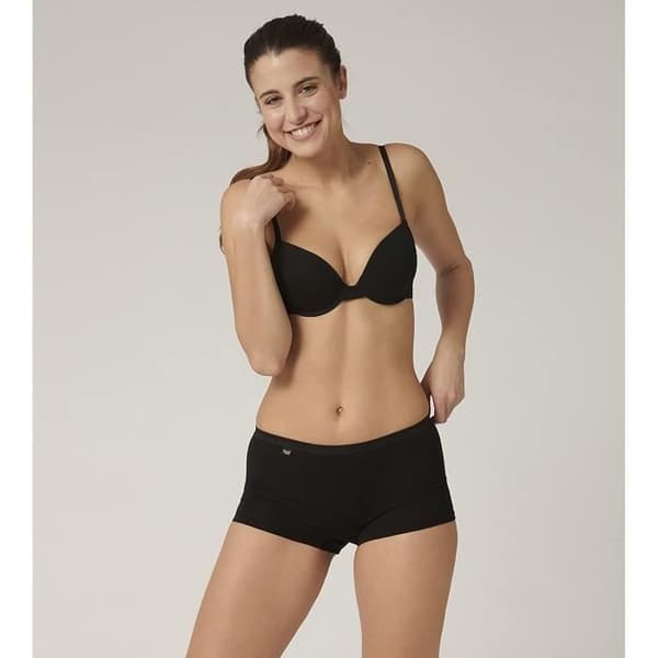 Sloggi dam Basic + Short Boys, svart (svart 0004), 18