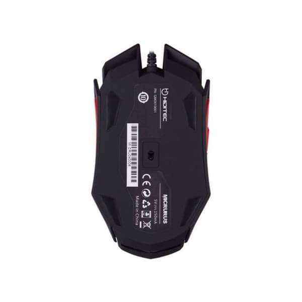 USB-kabelmus - HIDITEC - MICRURUS - Avago A9800-sensor - 8100 dpi - Svart
