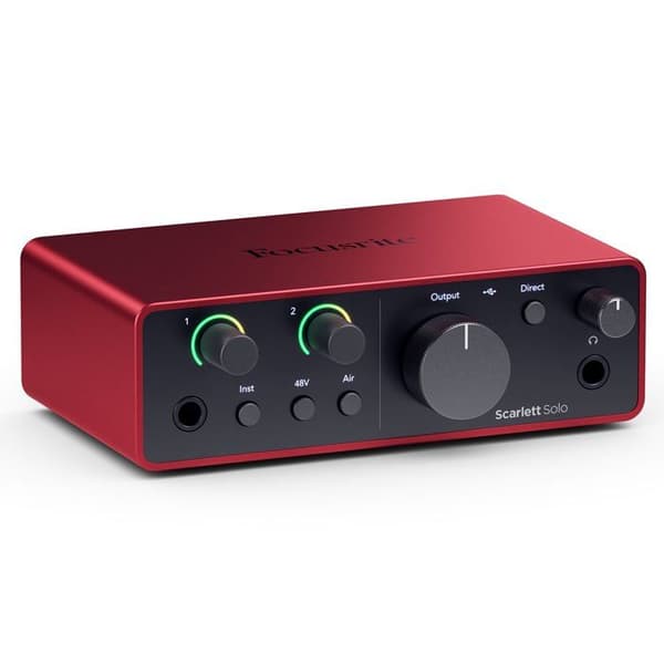 Focusrite Scarlett Solo Studio Pack G4 Ljudkort