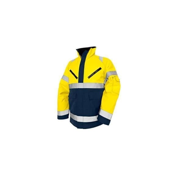 Högsynlighets vinterjacka Gul-Fluo/Marin-S 482719773389 Blaklader
