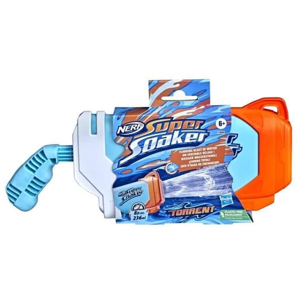 Torrent vattenbläster - NERF Super Soaker - strömmande vattenstråle - vattenspel utomhus