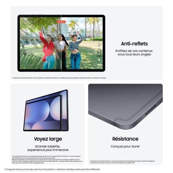 SAMSUNG Galaxy Tab S10+ 12,4" Wifi 512 GB Grå