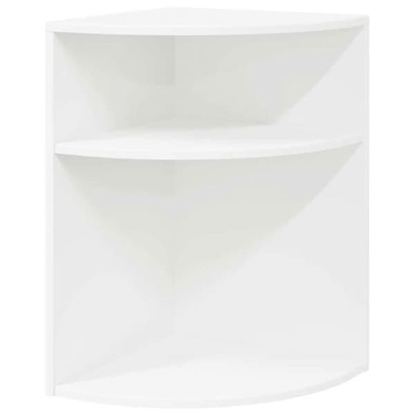 Sido bord - VIDAXL - 39,7 x 39,7 x 60 cm - Vit - Ingenjörsträ - Rektangulär