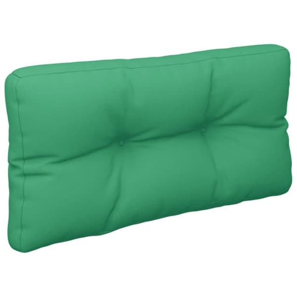 vidaXL Palettkuddar set om 2 grön tyg 360716