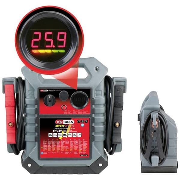 Batteriförstärkare - KS TOOLS - 12/24V - upp till 1400A - Universal - Bil