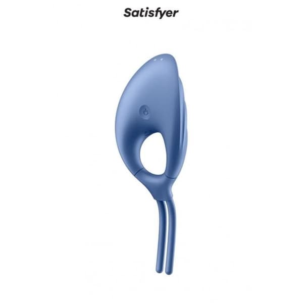 Cockring - Satisfyer - Svärdman - Blå - Medicinskt silikon - Vibrerande