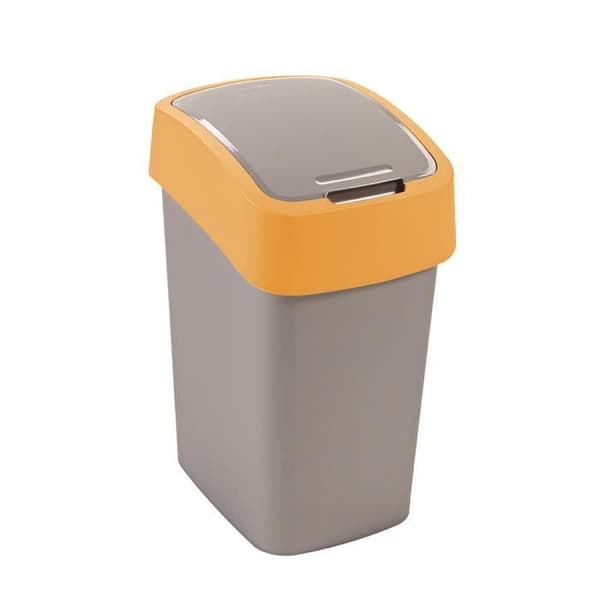 Soptunna - Flipbin - 25 l - Grå - Plast - Inomhus