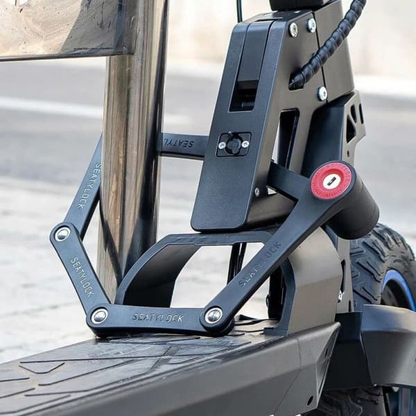Fällbart lås - Seatylock - Mini - Härdat stål - 75 cm - Svart