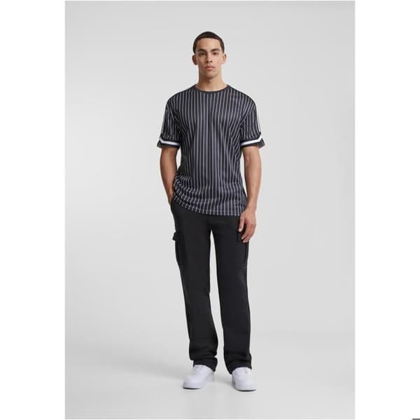 Oversize randig mesh T-shirt Urban Classics
