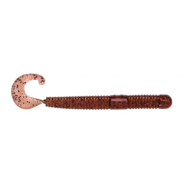 Set med 9 Spro Scent Series Insta Worm Lures - Caramel Disco - 6,5cm