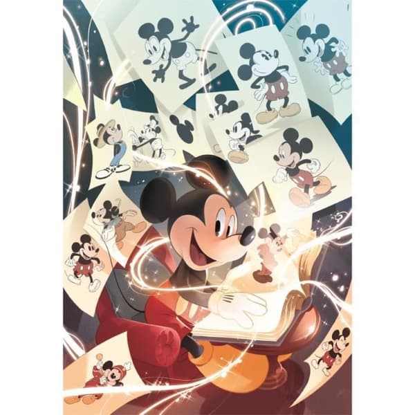 Clementoni - 1000p Mickey Celebration - 70 x 50 cm - Med affisch