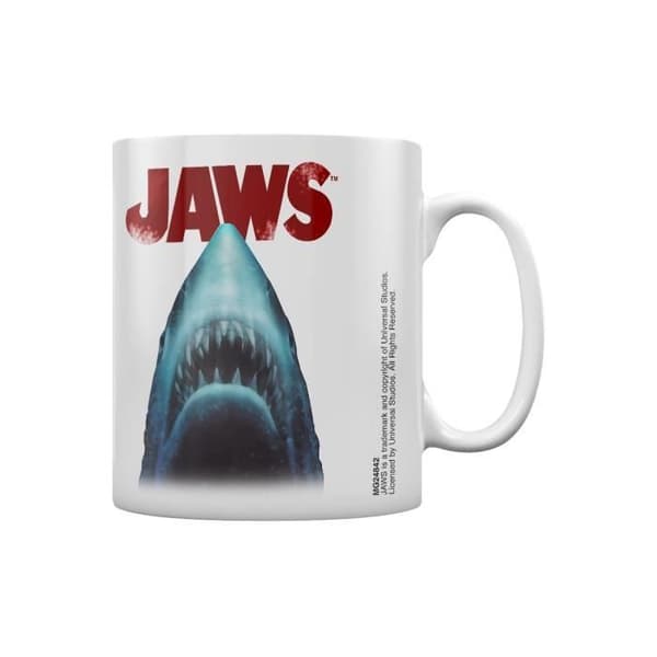Jaws White Shark Head Boxed Mugg