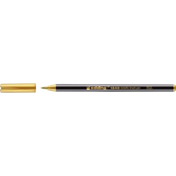 Marqueur - EDDING - 1340 - Metallisk - Guld - Pensel - 1-6 mm