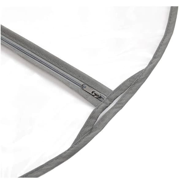 Basics 5-pack PEVA dragkedjeförsedda plaggväskor - AQ-NON1008