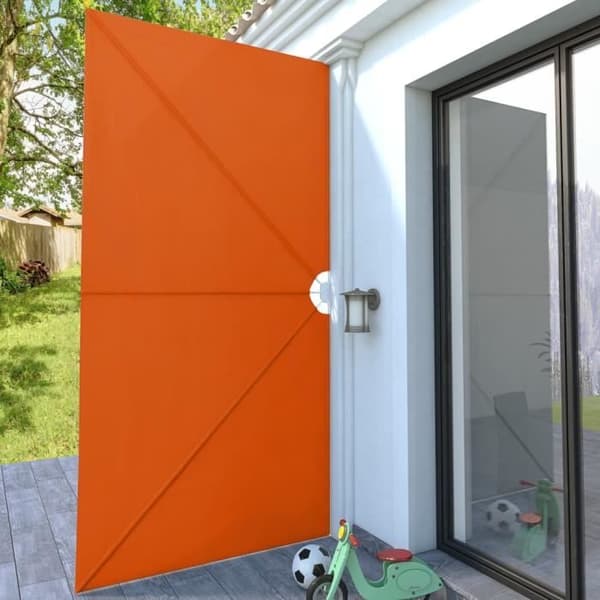 vidaXL Vikbar Sida Uteplats Markis Terracotta 400 x 200 cm