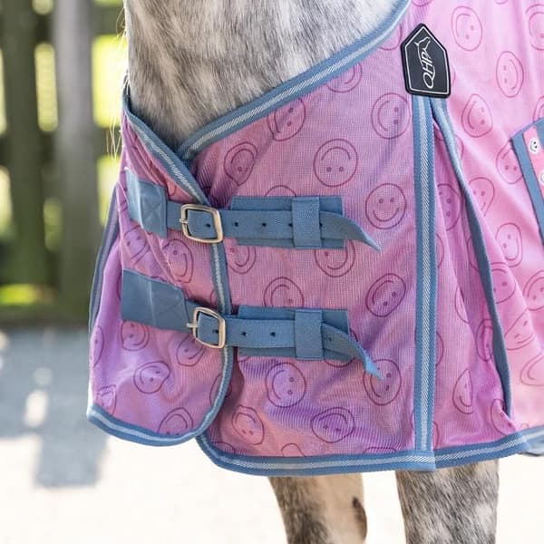 Flugskyddströja för häst QHP Rosalynn - Rosa - 155 cm