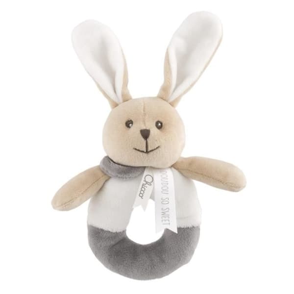 Rabbit Rattle - CHICCO - My Sweet Doudou - Soft Plush - Birth - Mixed