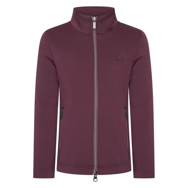 Imperial Riding Carla full zip ridjacka för flickor - fig