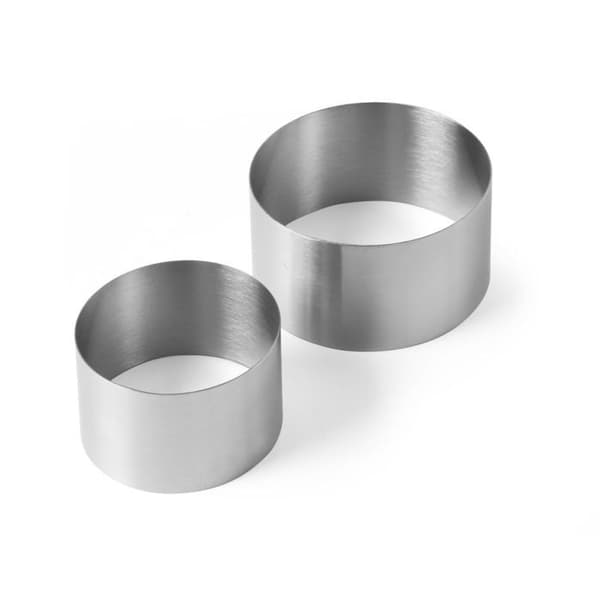 Rund nonnette - HENDI - H45 mm - Inox - Grå - Ø 60/70/80/90/100 mm