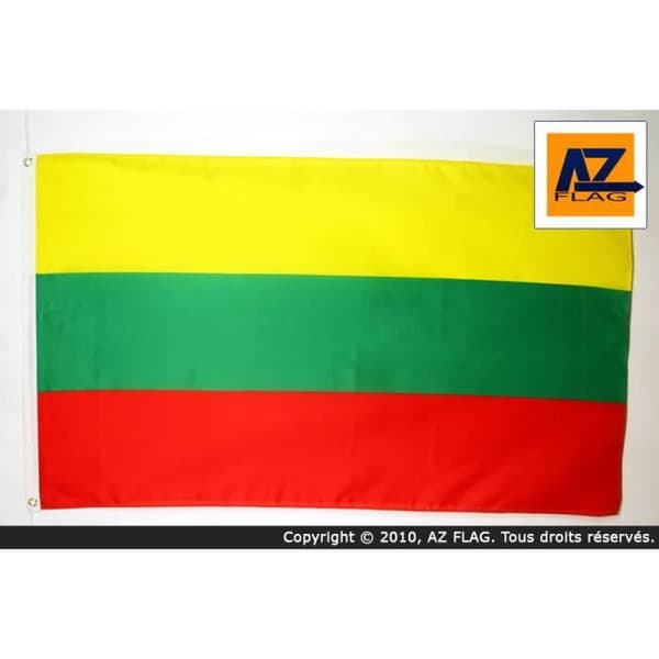 Litauisk flagga 150x90cm - litauisk hög kvalitet…