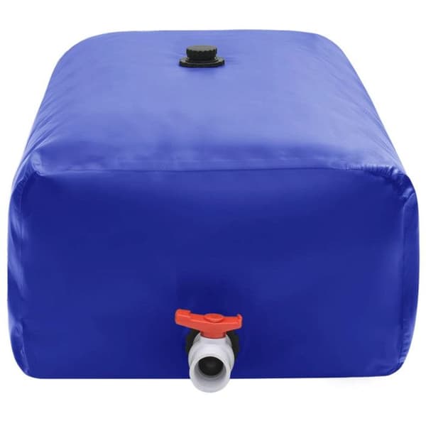 Vattentank med vikbar kran 1500 L PVC