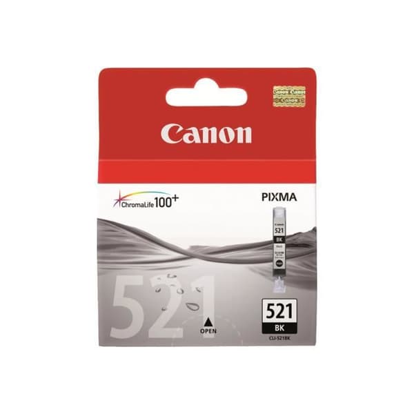 Canon CLI-521BK bläckpatron - svart - bläckstråle - 3425 sidor