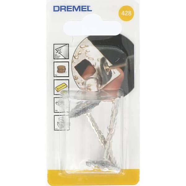 Dremel 428 Stålborste 26150428JA N/A N/A Stångens diameter 3,2 mm 2 st.