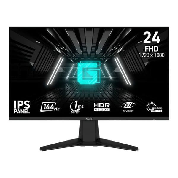 Spel-PC-skärm - MSI - 24" - FHD - 144Hz - IPS-panel - 1ms - G242L E14