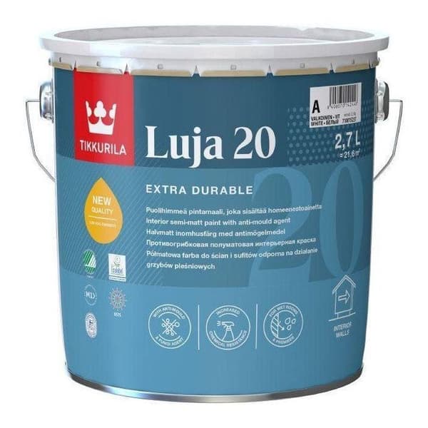 Tikkurila LUJA 20 A INOMMÅLNING 2,7 L