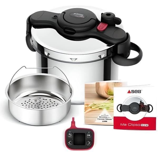 Seb CLIPSO NOW+ 9L tryckkokare + INTELLIGENT INDUKTIONSTIMER P4904950