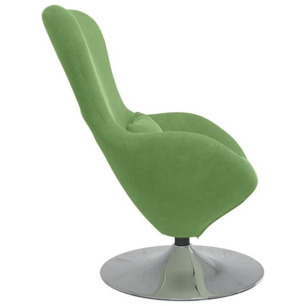 Fåtölj - Ägg - Sammet - Ljusgrön - 1 plats - Nutida design