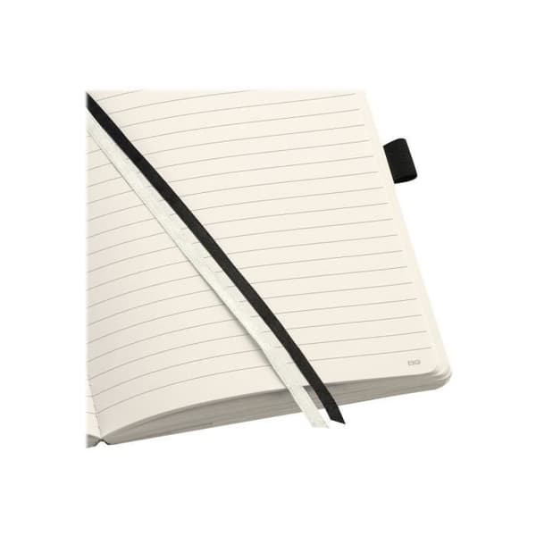 Inbunden A4-block - Sigel - Conceptum - 97 blad - Svart omslag - Graderat chamoispapper