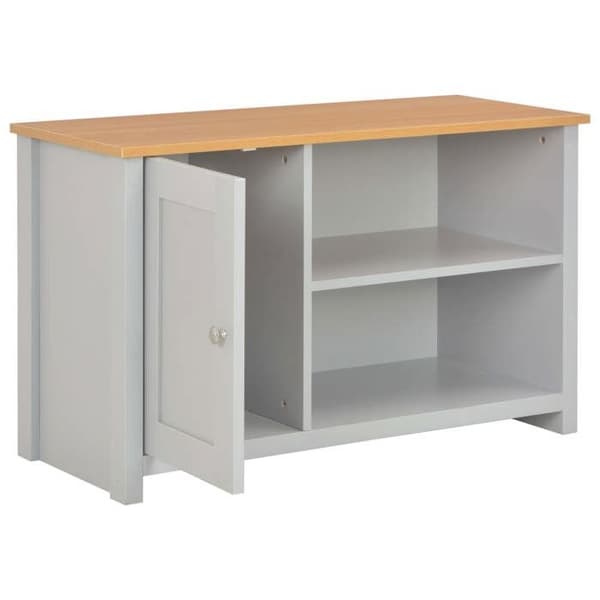 vidaXL TV-möbel Grå 95x39x58 cm 283739