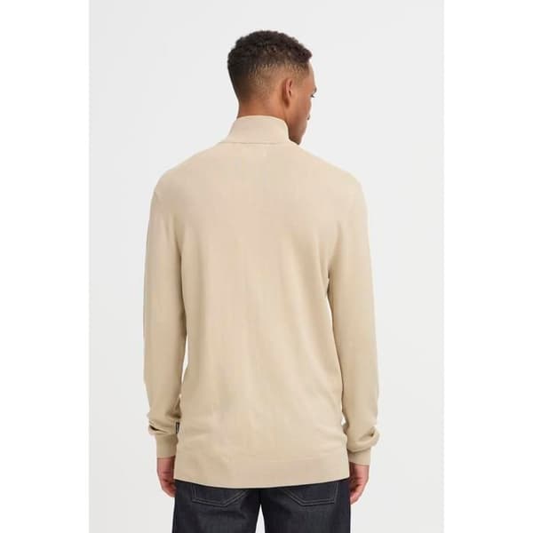 Rullad halv-zip Blend tröja