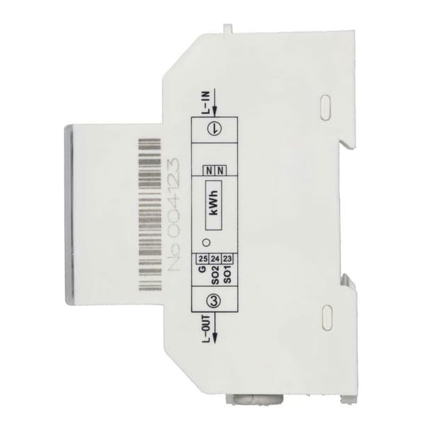 Modulär Enfasad Mätare 100a - 230v - 1 Modul - Certifierad Mid - Med Digital Display