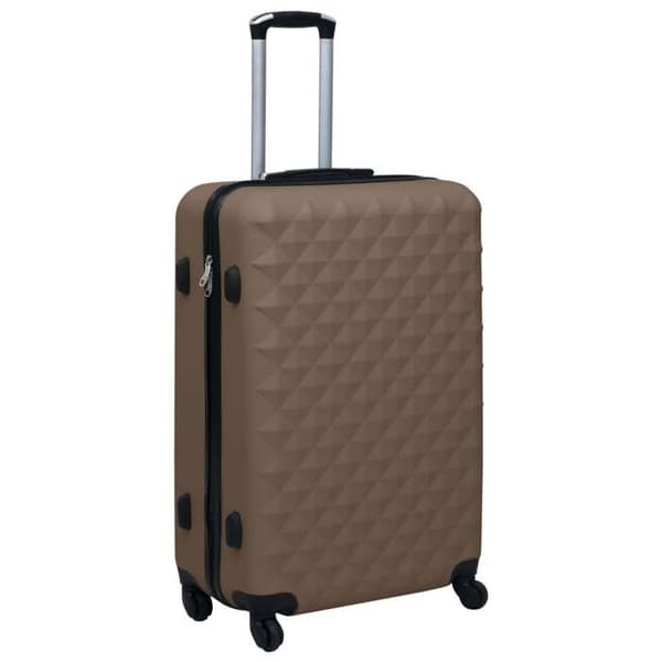vidaXL Hardside Bagage Set 2 st Brun ABS 92433