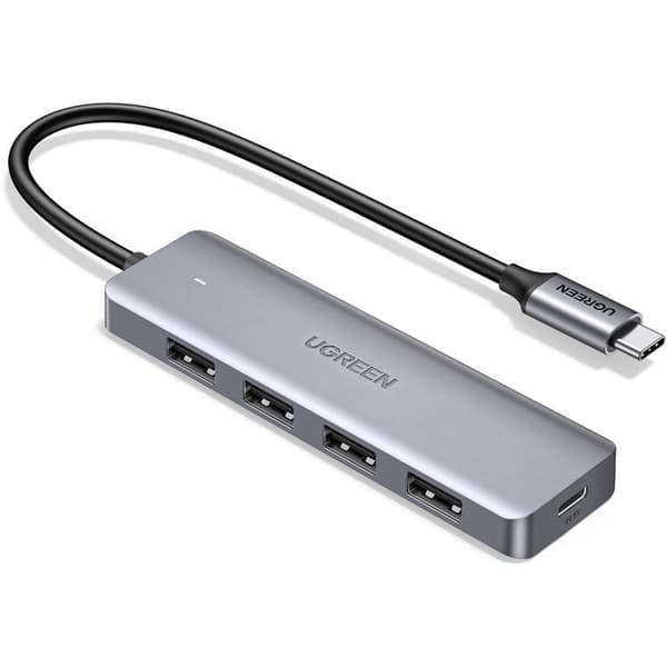 USB-C-hubb 9 i 1 - UGREEN - HDMI, VGA, RJ45, SD, TF, USB-C - Svart