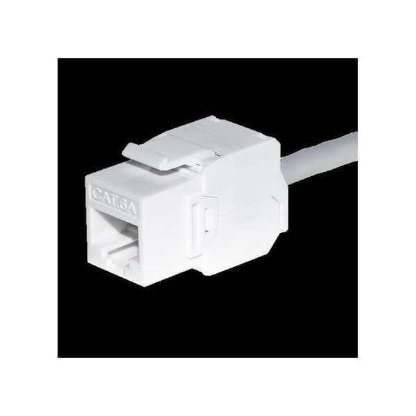 Modul Keystone Jack RJ45 Cat. 6A UTP, utan verktyg, vit Netrack