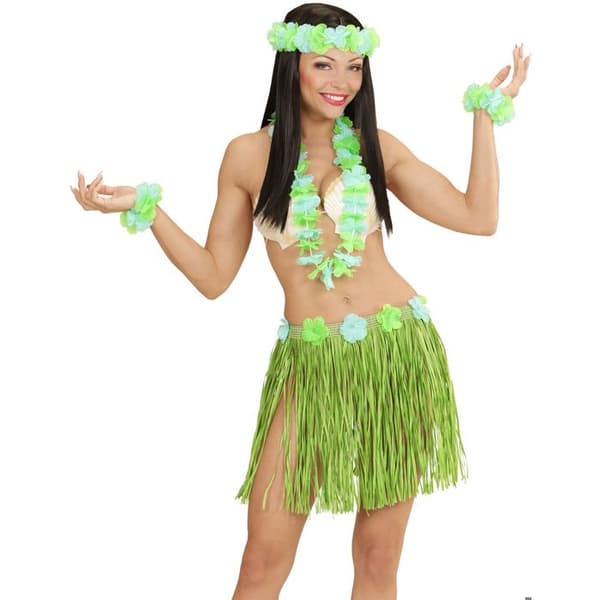 Grön Hawaii-skjorta - Vuxen