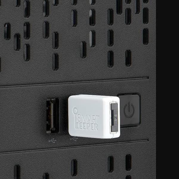 Låsbar USB-flashläsare - Smartkeeper - OM03BK - USB 2.0 - Svart - Datasäkerhet