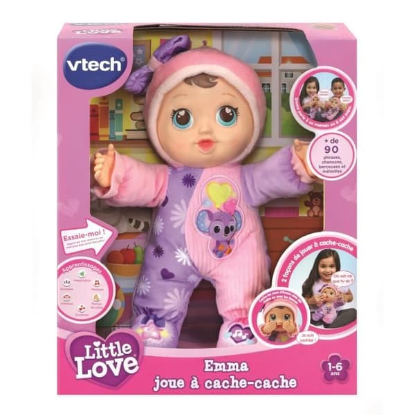 VTECH - Little Love - Emma leker kurragömma - Interaktiv docka