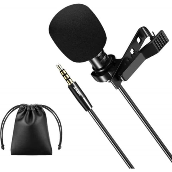 Mozos - LAVMIC1 - Clip-on mikrofon för samtal, 3,5 mm jack ()